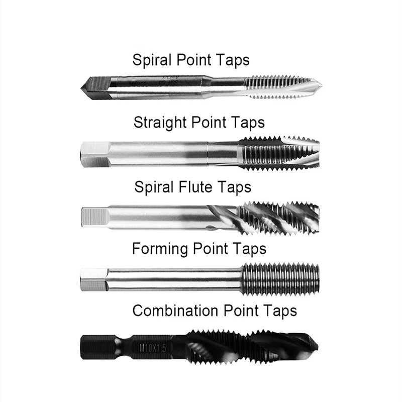 HSS-M35 DIN371/376 Spiral Point Screw Milling Machine Threading Taps