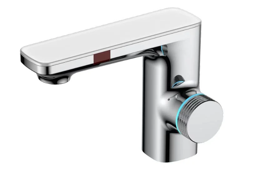 North American Styles New Design Fashion LED Temperature Digital Display Basin Sink Taps Faucet Mixer